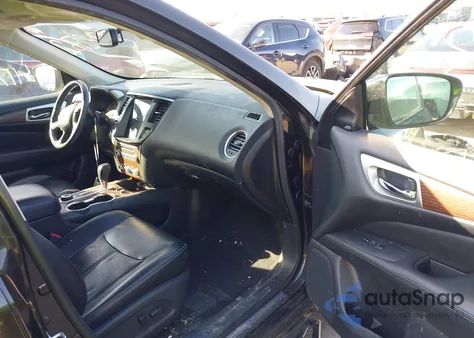 2017 Nissan Pathfinder Platinum из США, поврежденный, VIN 5N1DR2MM2HC624002